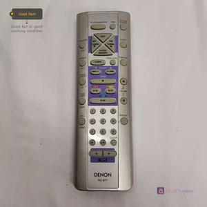 DENON RC-877 AUDIO SYSTEM REMOTE CONTROL GENUINE ORIGINAL - Picture 1 of 4