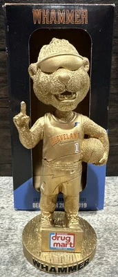 2019 Cleveland Cavaliers Whammer Gold Mascot Bobblehead NBA Basketball - Image 1 of 4