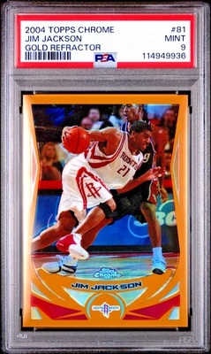 Jim Jackson 2004-05 Topps cromo refractor dorado 22/99 PSA 9 (Pop 1:0 superior) Foto 1 de 3