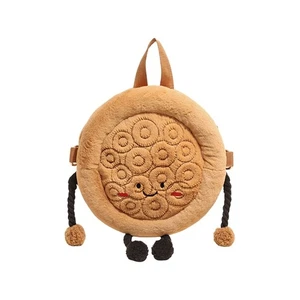 Comfortable Naan Patterned Fuzzy Crossbody Organizer Practical Outdoor Companion - Picture 1 of 12