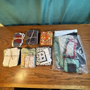 Quilting fabric Patterns Ideas Plans Supplies Multi color fabric Starter project - Picture 1 of 17
