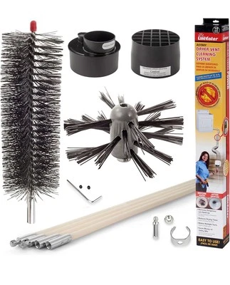 Sistema de limpieza de ventilación de secadora rotativa Gardus RLE202 LintEater de 10 piezas Foto 1 de 4