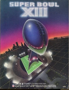 Programa Super Bowl XIII Steelers v Cowboys Orange Bowl Stadium 21/01/79 Ex+ 35140 - Imagen 1 de 1