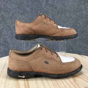 Nike Zapatos Para Mujer 8.5 Air Zoom Sin Tacos Punta Dividida Golf Oxford 192040-211 Marrón - Imagen 1 de 19