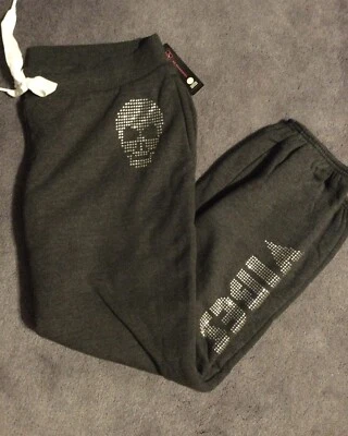 No Boundaries Junior’s Sherpa Fleece Lined High Rise Joggers Gray Vibes  XXXL-21 - Image 1 of 3