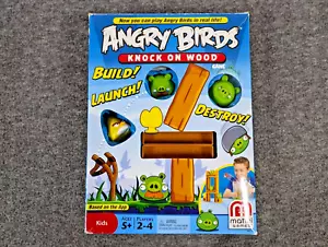 Angry Birds Knock On Wood Board Game Mattel 2010 - 100% Complete EUC - Picture 1 of 10