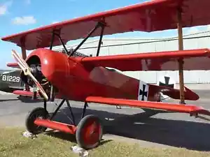GIANT SCALE Fokker DR1 Triplane 130" Wingspan RC Model Airplane Plans PRINTED - Picture 1 of 1
