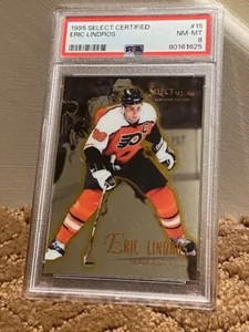 1995 Select Certified Eric Lindros #15 PSA 8 Card NEW CASE POP 1 - Picture 1 of 1
