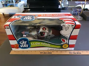 VINTAGE BATTERY OPERATED DR. SEUS THE CAT IN THE HAT S.L.O.W. VEHICLE - Picture 1 of 5