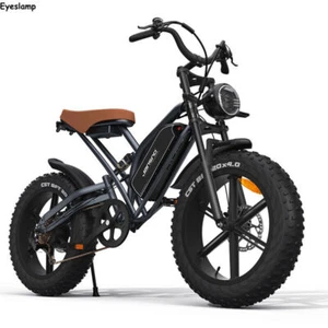 20" Electric bike 750W 48V Mountain bike Fat Tire Off-Road E-bike for Camping AU - Picture 1 of 24
