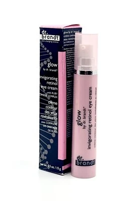dr brandt GLOW Invigorating Retinol Eye Cream 0.5oz/15mL•DISCONTINUED• NEW - Image 1 of 4