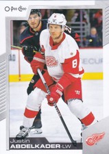 20/21 OPC...JUSTIN ABDELKADER...CARD # 347...RED WINGS...FREE COMBINED SHIP