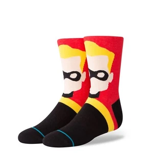 Stance Kids Red Crew Cotton Disney Pixar Incredibles 2 Dash Boys Socks L 2-5.5 - Picture 1 of 1
