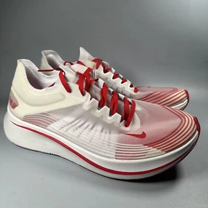 Nike Zoom Fly SP "Tokyo" - SIZE 11.5 - AJ9282-100 Lab White University Red OG QS - Picture 1 of 5