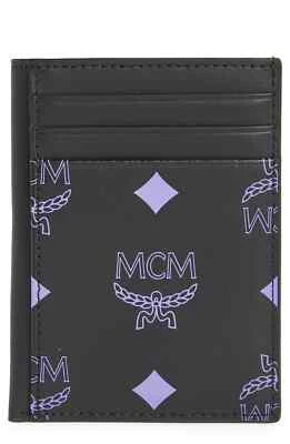 MCM Color Splash Logo Card Case Wallet ~NWT~ Boxed Purple - Image 1 of 2