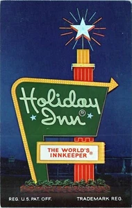 Holiday Inn Brunswick Maine Postcard Unposted - Imagen 1 de 2