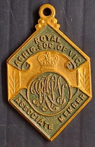 1959 Australia Agricultural Society of Victoria Associate Member Medallion - Picture 1 of 2