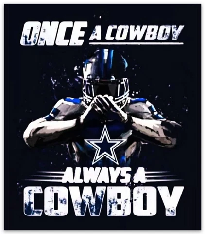 Dallas Cowboys "Once A Cowboy - Always A Cowboy"  Sign - America's Team MAGNET Cover