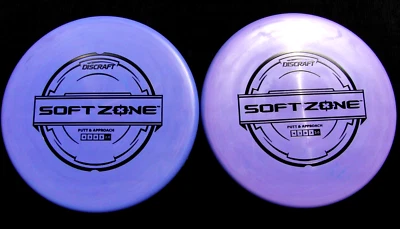 New PAIR Discraft Putter Line Soft Zone Putter - Blue Purple Flat TOP - 175 G - Image 1 of 4