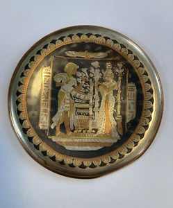 Egyptian style Copper Brass Wall Plate - Picture 1 of 8