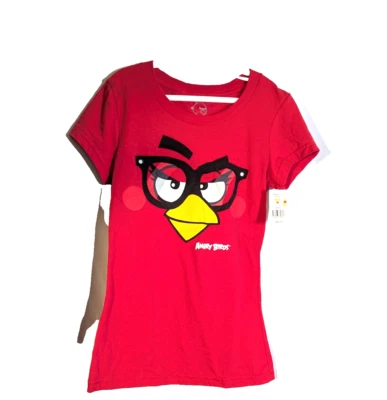 Angry Birds niños XS estampado gráfico Angry Birds nuevo con etiquetas Foto 1 de 4