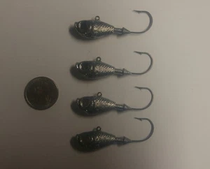 1oz Minnow Jigs 4er Set Eagle Claw 570 4/0 ANSEHEN!!! - Bild 1 von 1