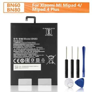 Batterie Tablette de Remplacement Originale BN60 BN80 pour Xiaomi mi Pad 4 Plus avec Outil - Photo 1 sur 8
