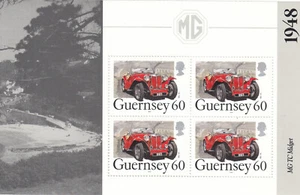 Midget Motoring MG TC Booklet Pane GB Guernsey MNH 1994 (142742) - Picture 1 of 1