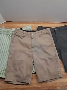 Volcom, Bilabong, Cat & Jack Boys  Bundle Chino Shorts 2 Size 7X, 1 Size 8 - Picture 1 of 24