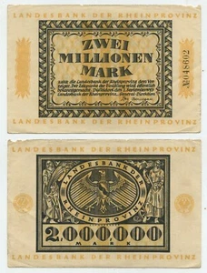 62356 - Landesbank der Rheinprovinz - Zwei Millionen Mark - 1.9.1923 - Picture 1 of 1