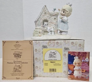 Figura Precious Moments Grandpa's Island en caja 129259 1994 exclusiva capilla - Imagen 1 de 9