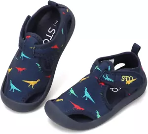 Boys Girls Water Shoes Quick-Dry Slip on Beach Swim Pool Sandals(Toddler/Little - Picture 1 of 9