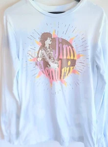 Auténtica Camiseta Hendrix Para Hombre Pequeña Manga Larga Jimi Hendrix - Imagen 1 de 11