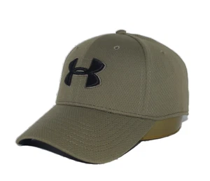 Under Armour Mens UA Blitzing II Cap Silt Brown Stretch Breath Cool Baseball Hat - Picture 1 of 41