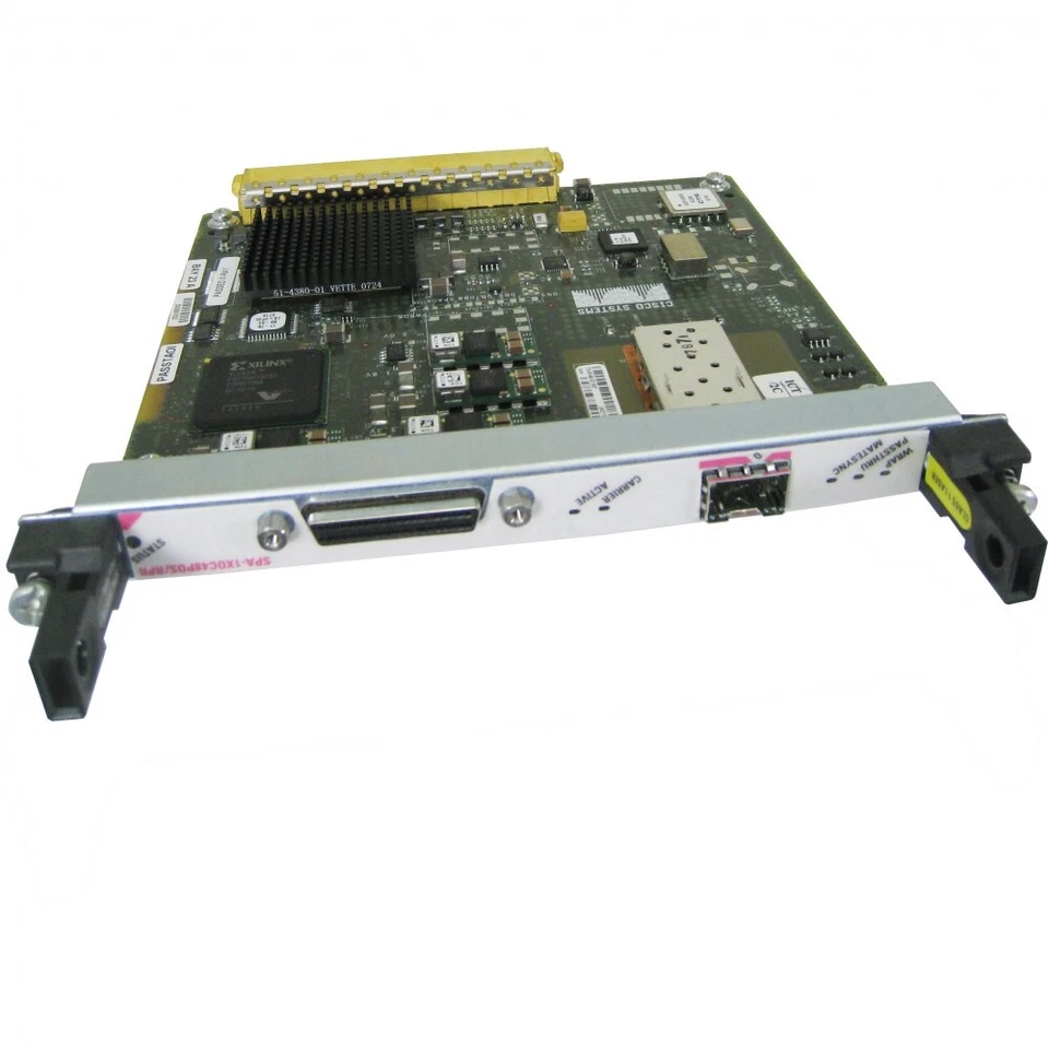 Cisco SPA-1XOC48POS/RPR 1 Port OC48/STM16 POS/RPR Adapter, 1 Year Warranty - Image 1 of 1