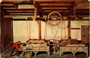 Cartolina mostra polvere nera diorama Hagley Museum Wilmington Delaware - Foto 1 di 2
