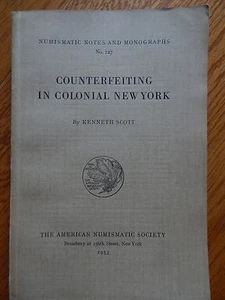 Notas y monografías ANS #127: falsificación en Nueva York colonial por Scott - Imagen 1 de 2