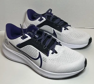 Nike Air Zoom Pegasus 40 TCU Horned Frogs Running Shoes Men Size 8.5 DZ5961-100 - Picture 1 of 7