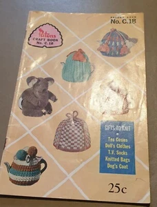 Patons Vintage Craft Booklet C18 Teacosies Dolls Clothes Gifts Dog Coat Koala - Picture 1 of 2
