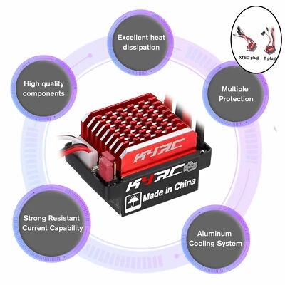 RC ESC 60A Eletronic Speed Controller for 1/10 RC Model Truck Short Course - Image 1 of 2
