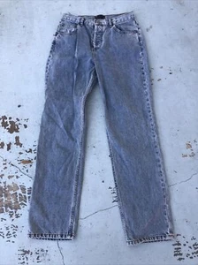 ASOS DESIGN Jean Straight Leg Vintage Wash Jeans Button Fly Size 30/32 - Picture 1 of 4