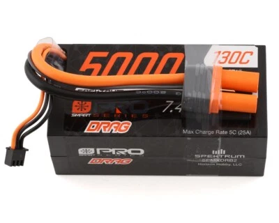 Spektrum RC 2S 130C LiPo Smart No Prep Drag Pro Series Battery w/IC5 Connector - Image 1 of 2