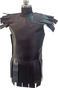 Echtleder Renaissance Stil Nieten Brust Rüstung für Mittelalter Cosplay LARP - Bild 1 von 4