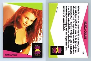 Belinda Carlisle #17 Super Stars Musicards 1991 Pro Set Trading Card - Picture 1 of 1