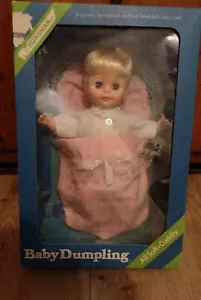 Horsman Babydoll Baby Dumpling DESIGNER Irene Szor Blonde Blue NIB NOS Vtg '69 - Picture 1 of 12