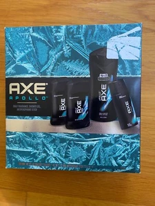 Axe Apollo 4 Pc Gift Set Daily Fragrance, Antiperspirant Stick, Shower Gel ,... - Picture 1 of 1