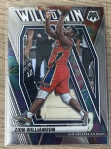 2020-21 Panini Mosaic #13 Zion Williamson Will to Win New Orleans Pelicans A7 - Bild 1 von 2