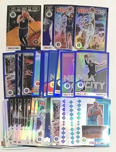 NBA Hoops 2019-20 Premium Stock plata azul púrpura naranja inserto Prizm ¡Tú eliges! - Imagen 1 de 51