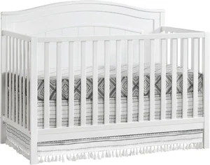 Cunas Para Bebes Convertible Cama Para Niños Marco Wooden Baby Crib White NEW - Picture 1 of 7