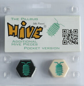 Hive Pocket The Pillbug Expansion Pocket Size Adds 2 Pieces Gen 42 Tile Game 